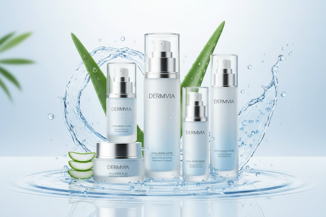 Dermvia, skincare brand for hydration